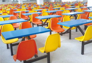 中山饭堂餐桌椅厂家 学校食堂使用桌椅 可送货上门安装找柏克