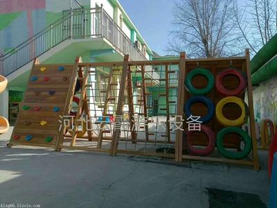 【河北幼儿园玩具石家庄实木攀登架轮胎攀爬】价格,厂家,攀登架